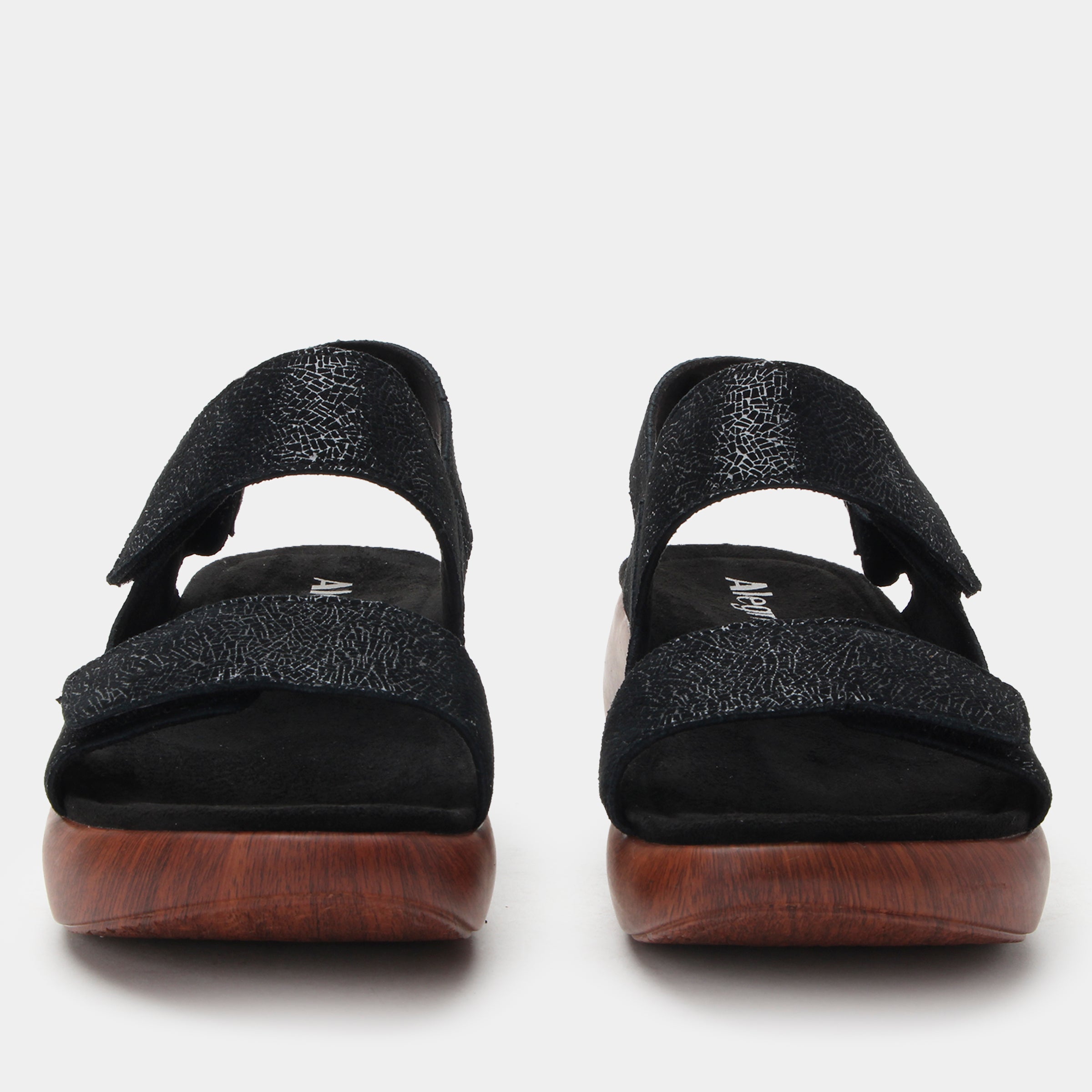 Bailee Crackle Black Sandal - Image 6