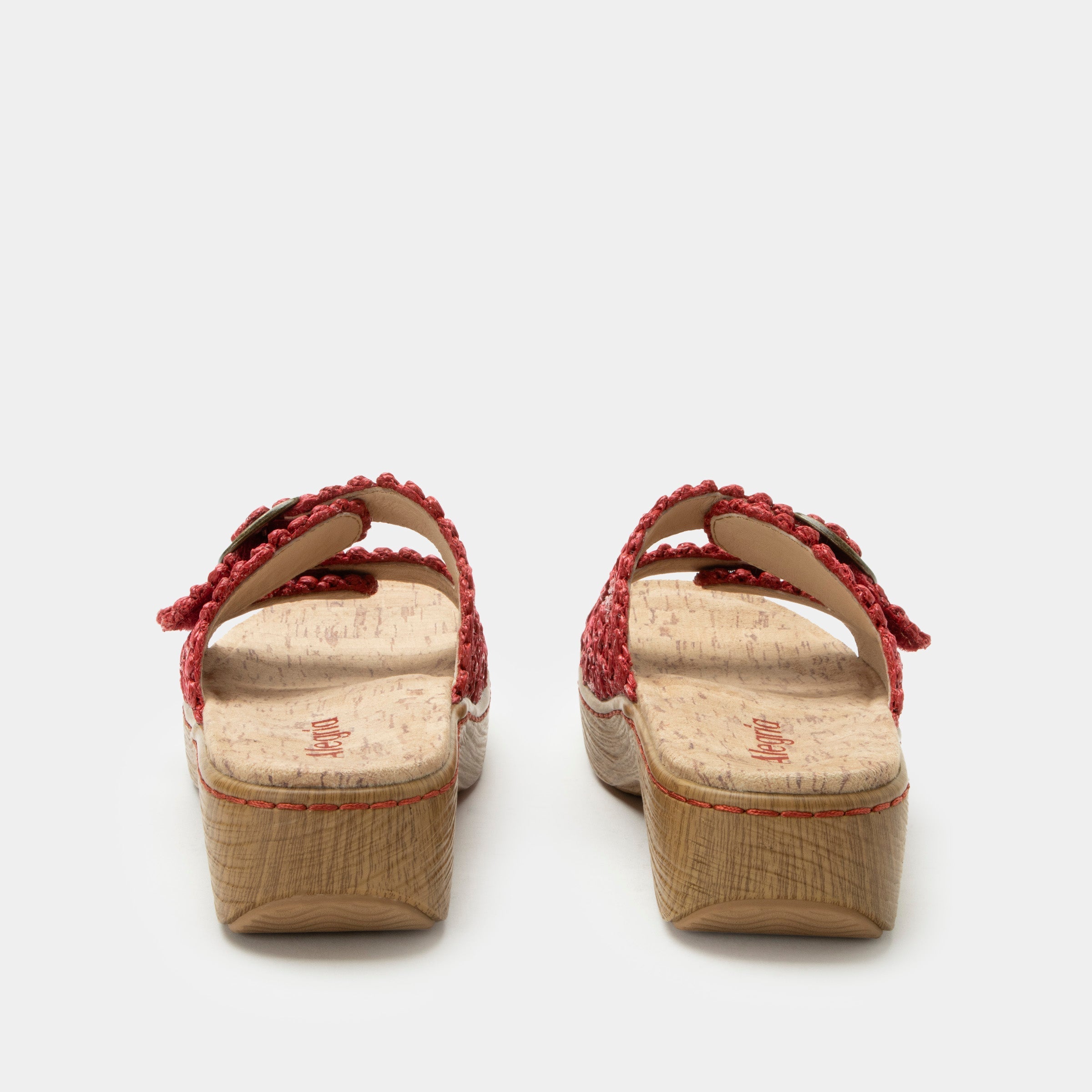 Oona Red Sandal - Image 3