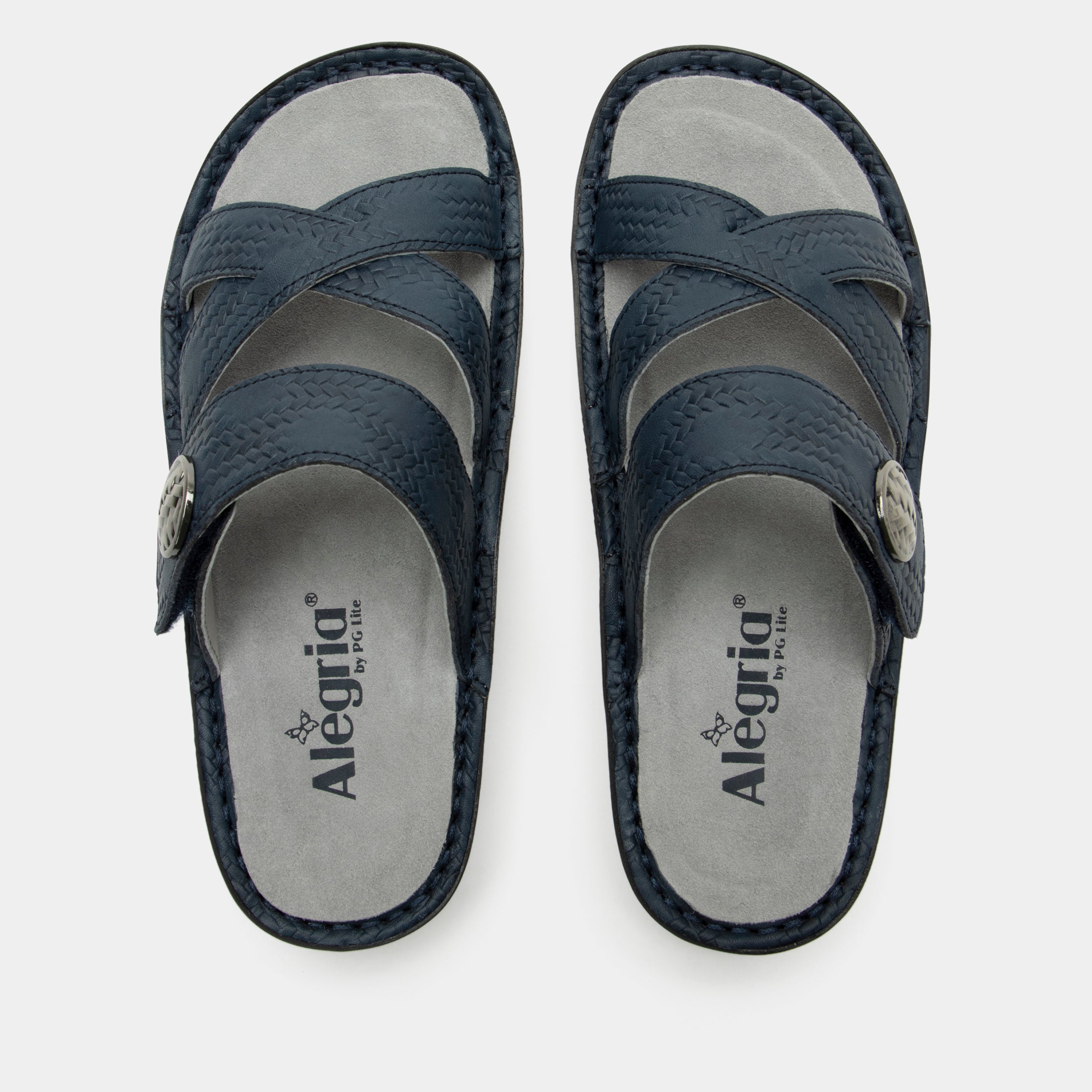 Victoriah Basketry Navy Sandal - Image 4